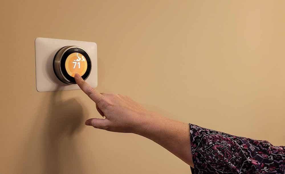 Digital Nest Thermostat - AC Repair - Addressing Common AC Problems and Their Solutions